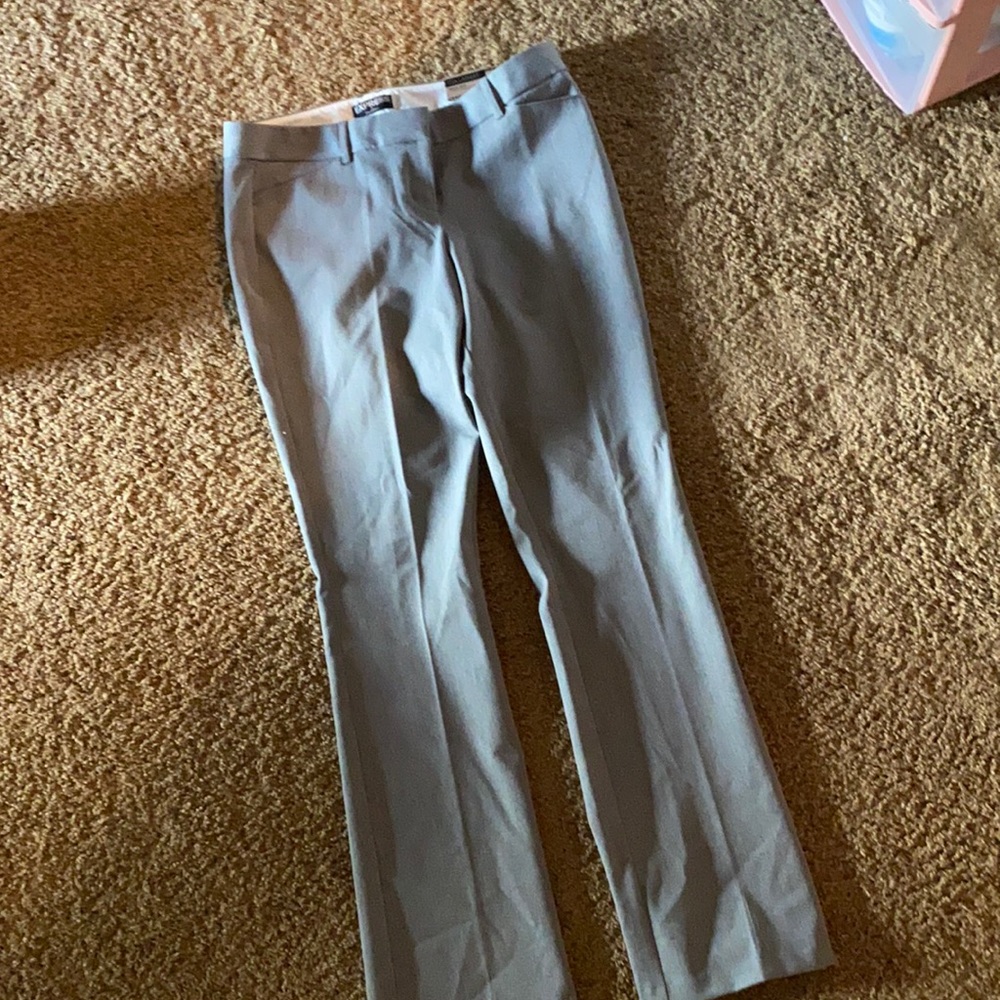 Brand new grey express boot cut pants!